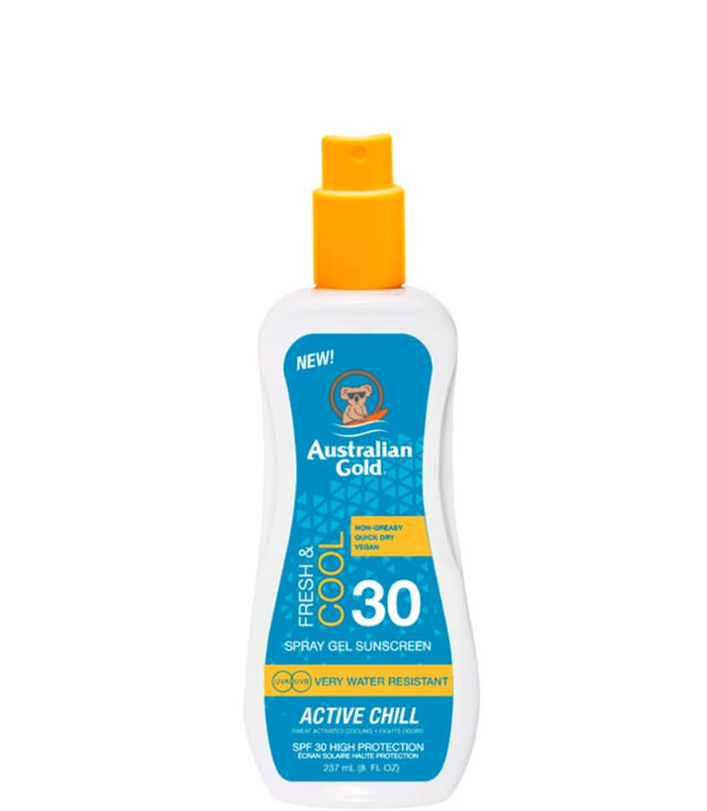 Australian Gold Spray Gel Active Chill SPF 30, 237 ml.