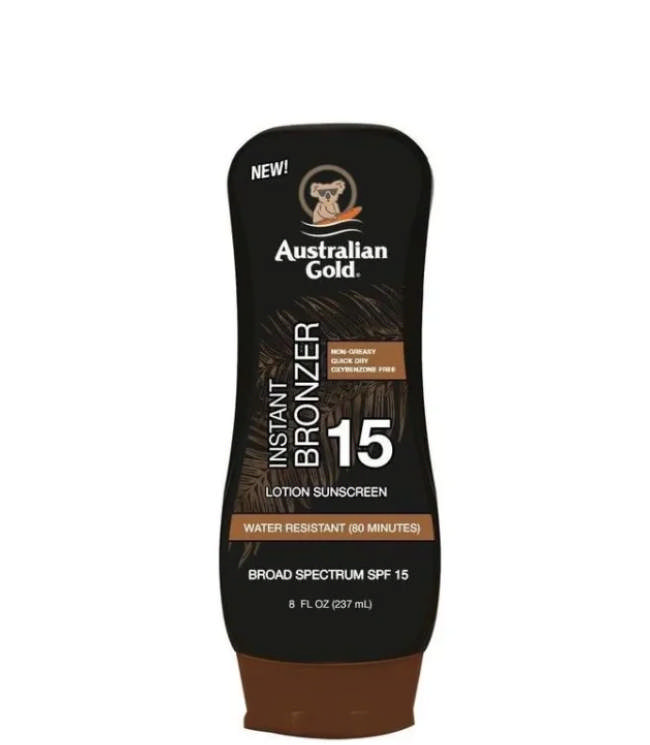 Australian Gold Solcreme Bronzer Lotion SPF15, 237 ml.