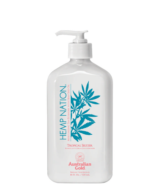 Australian Gold Hemp Nation Bodylotion Tropical Seltzer, 535 ml.