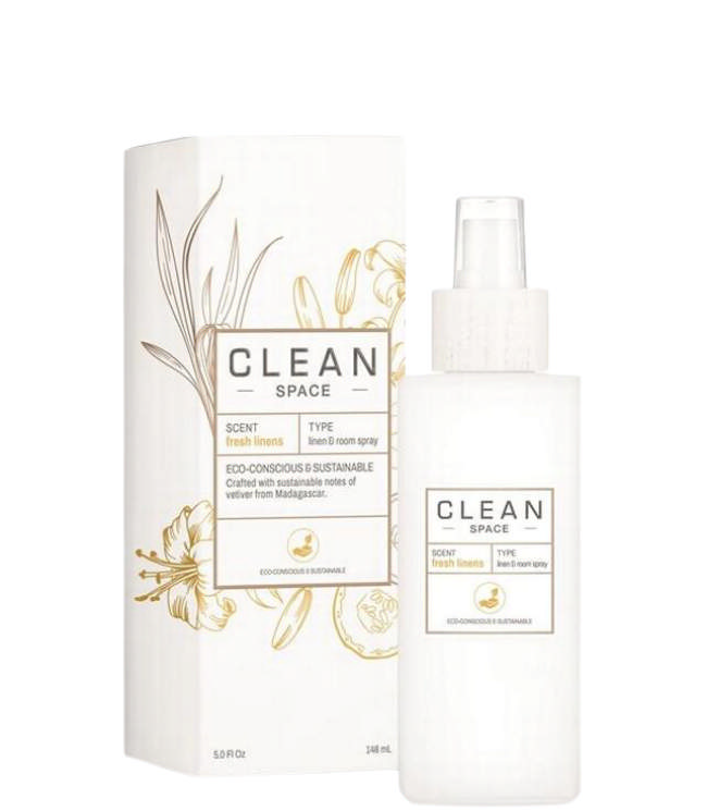 CLEAN Space Linen & Room Spray, Fresh Linens 148 ml.