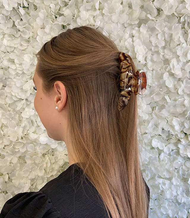 JA-NI Hair Accessories - Hair Clamps Pernille, The Brown