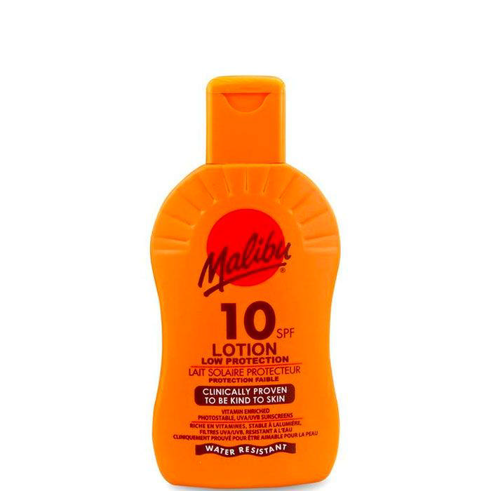 Malibu Protective Sun Lotion SPF10, 200 ml.