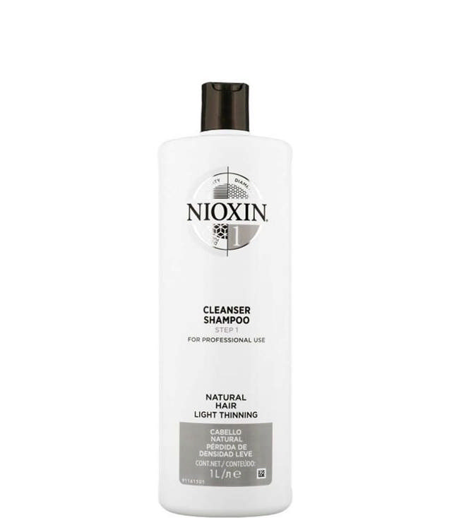 Nioxin 1 Cleanser Shampoo, 1000 ml.