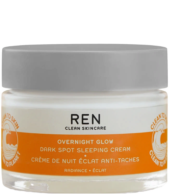Ren Skincare Overnight Glow Dark Spot Sleeping Cream, 50 ml.