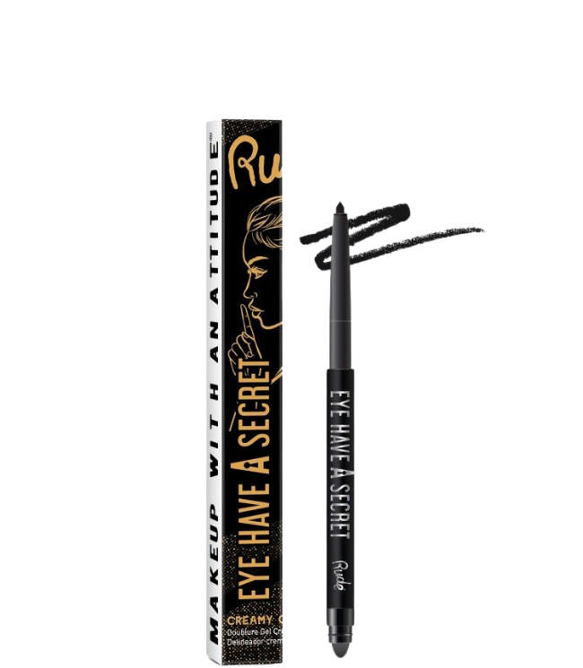 Rude Cosmetics Eye Have A Secret Creamy Gel Liner - Don t Tell - Sort