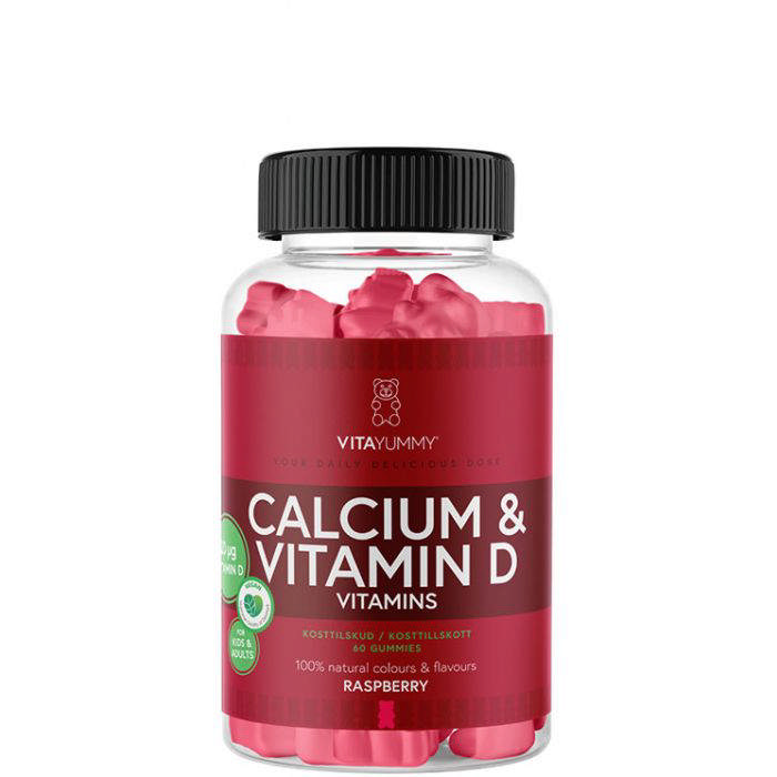 VitaYummy Calcium + D vitamin, 60 stk.