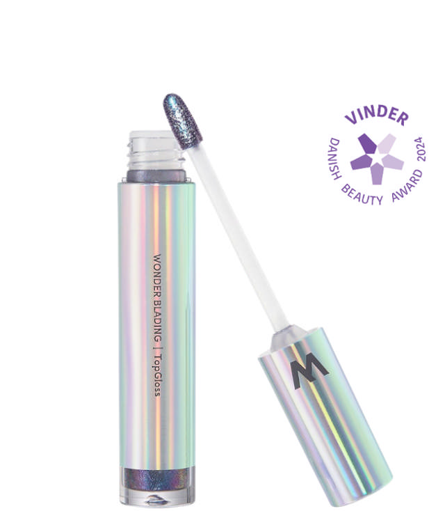 Wonderskin Wonder Blading Top Gloss - Blue Glitter