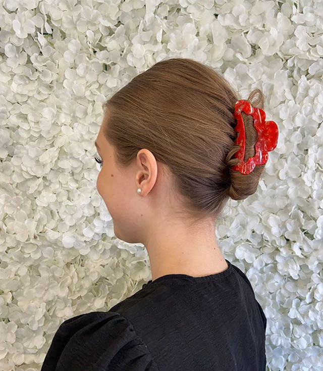 JA-NI Hair Accessories - Hair Clamps Sarah, The Red