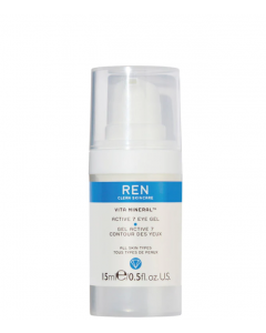REN Skincare Vita Mineral Active 7 Eyegel, 15 ml.